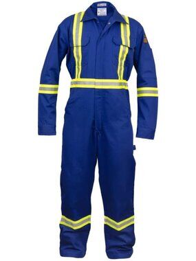 Flame Resistant High Visibility Coverall - Safety Workwear for Men & Women